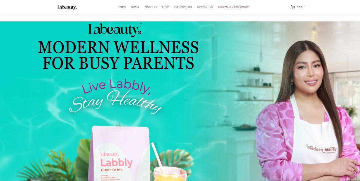 LaBeauty Philippines website