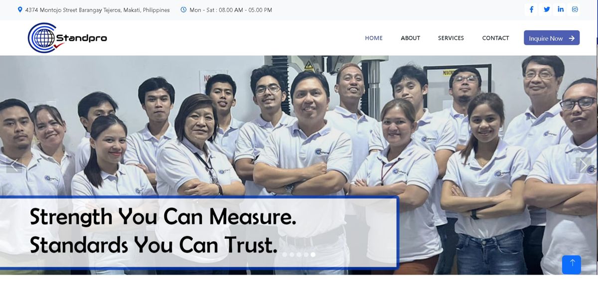 Standpro website